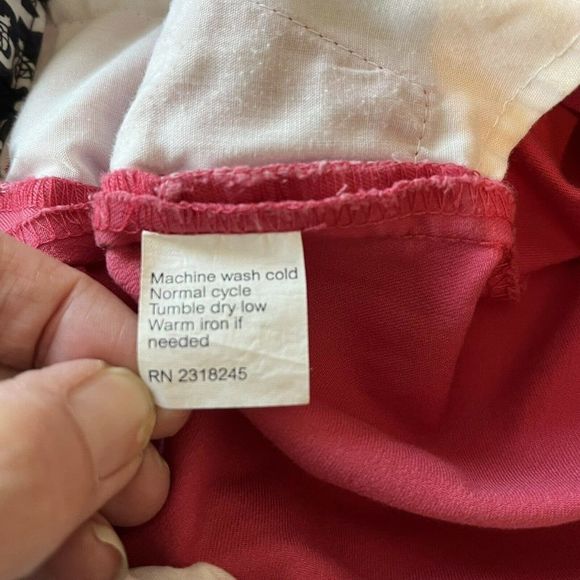 VINEYARD VINES By Shep & Ian Woman Sz 2 Cropped Capri PANTS Cotton Stretch Pink - Picture 5 of 10